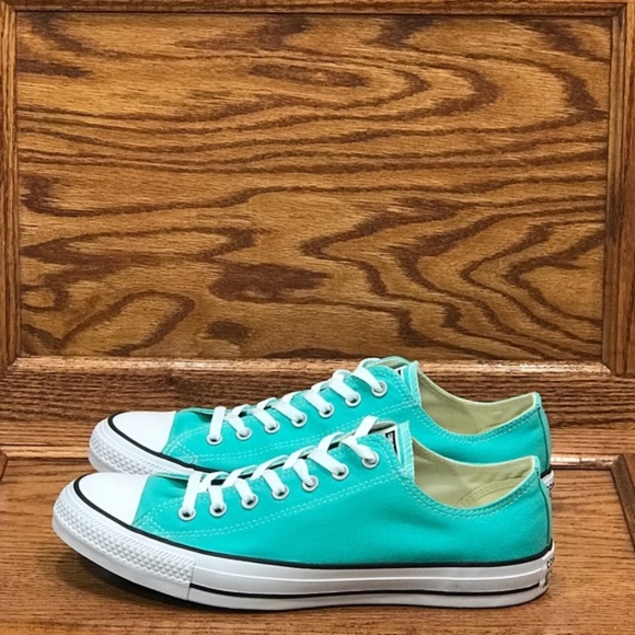 Converse CTAS Ox Pure Teal Shoes - Picture 2 of 8